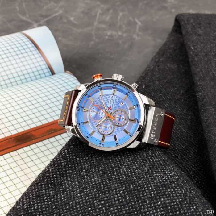 Curren 8291 Silver-Blue