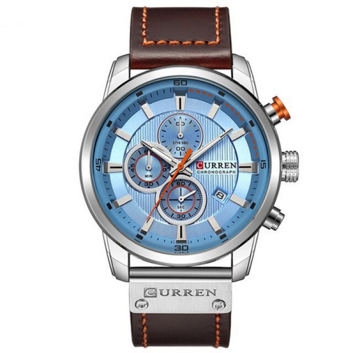 Curren 8291 Silver-Blue