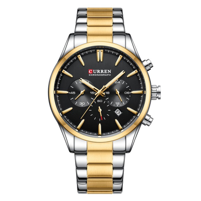 Curren 8446 Silver-Gold-Black Curren 8446 Silver-Gold-Black