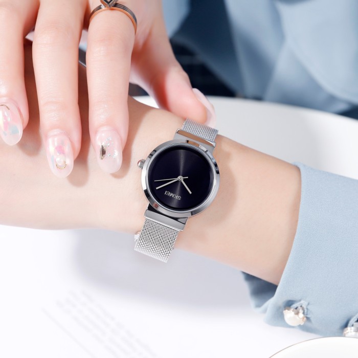 Skmei 1595SI Silver STOPPED