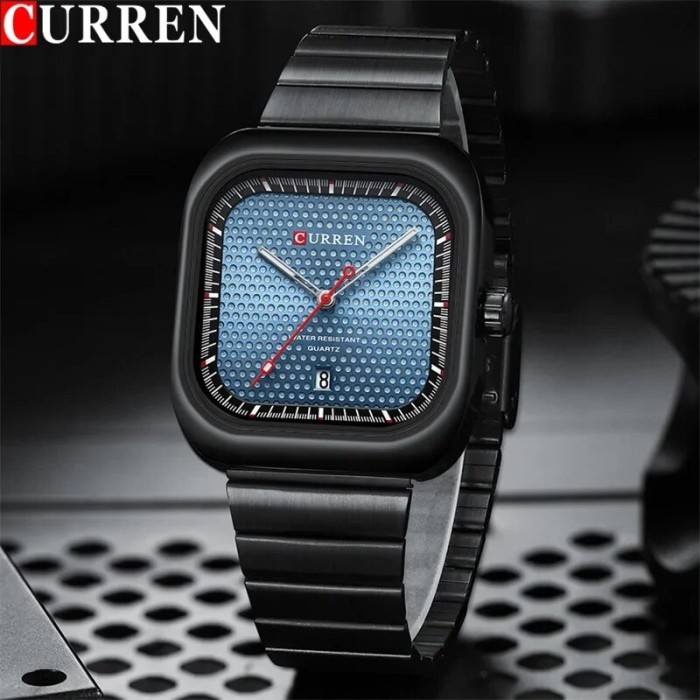 Curren 8460 Black-Blue