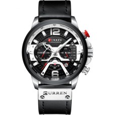 Curren 8329 Black-Silver