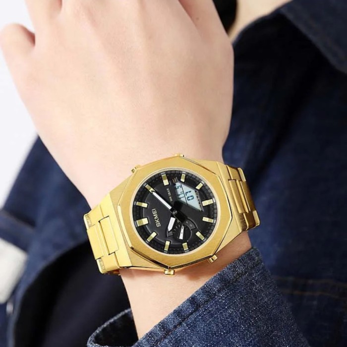 Skmei 1816GDWT Gold-White