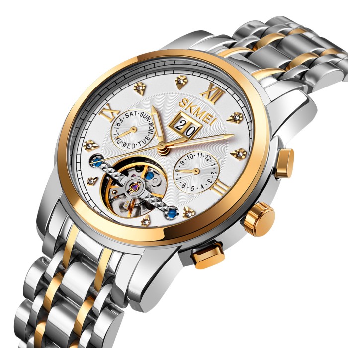 Skmei M029TGDSI Gold-Silver-Silver