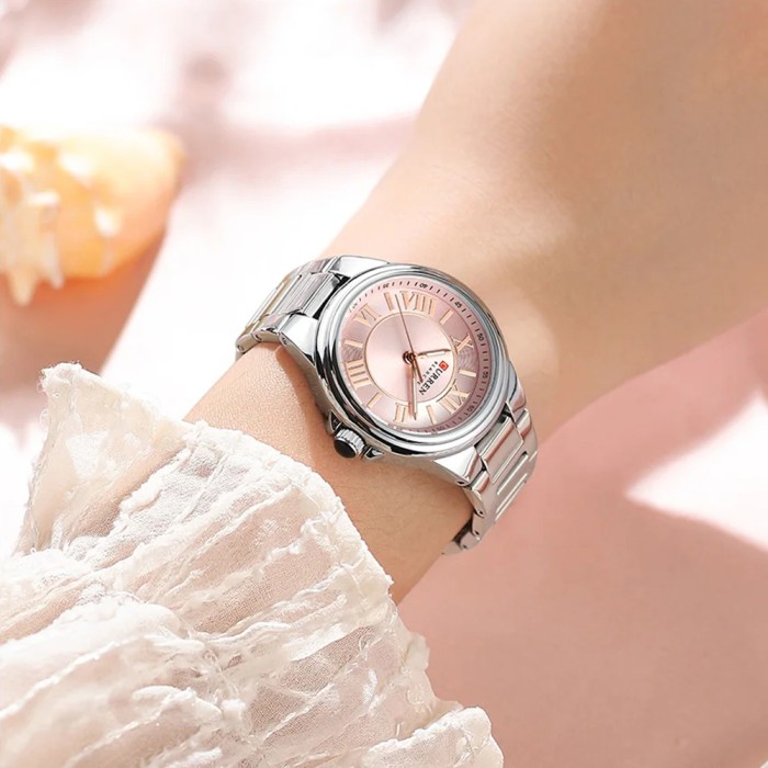 Curren 9091 Silver-Pink