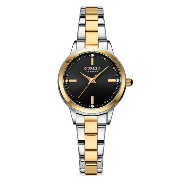 Curren 9094 Silver-Gold-Black