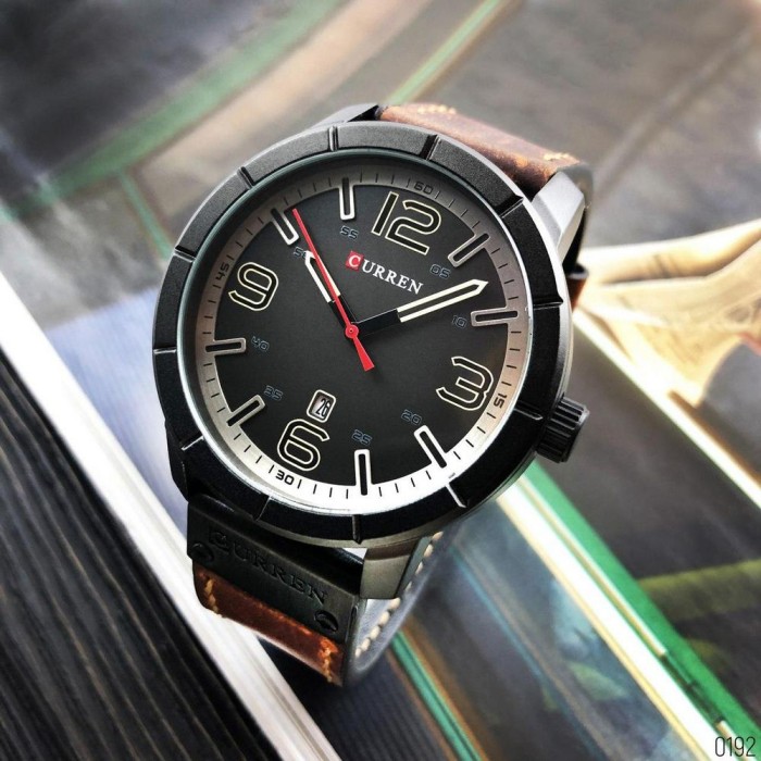 Curren 8327 Black-Brown