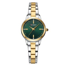 Curren 9094 Silver-Gold-Green