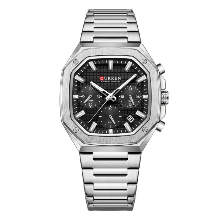 Curren 8459 Silver-Black Curren 8459 Silver-Black