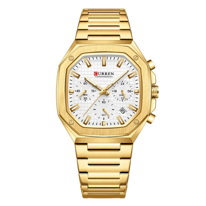 Curren 8459 Gold-White Curren 8459 Gold-White