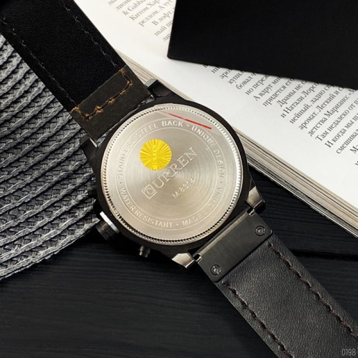 Curren 8314 Black-Brown