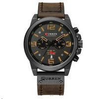 Curren 8314 Black-Brown