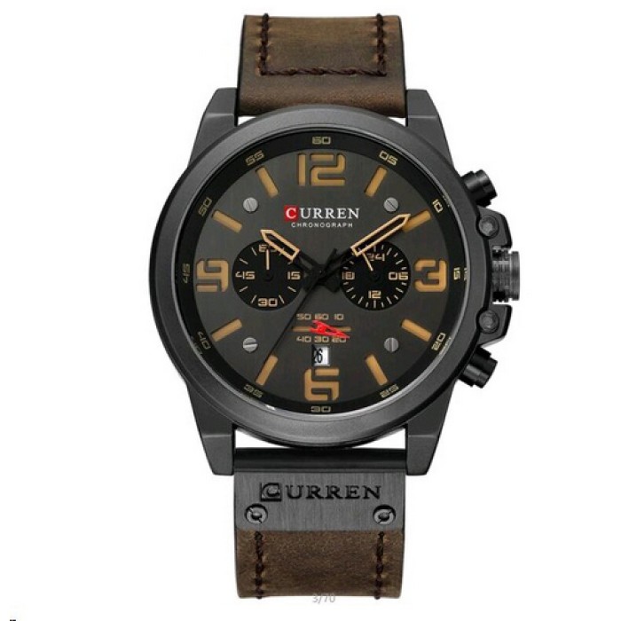 Curren 8314 Black-Brown