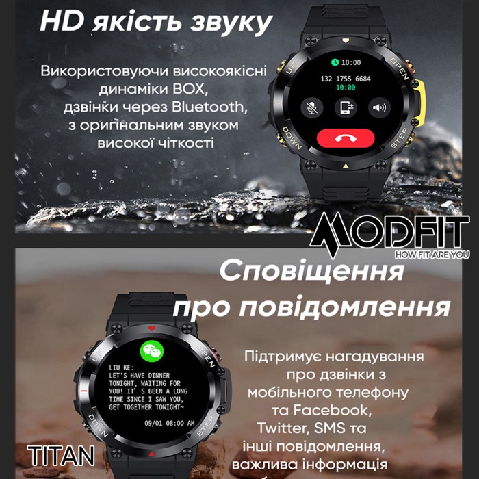 Modfit Titan Black-Gold 35 мм.