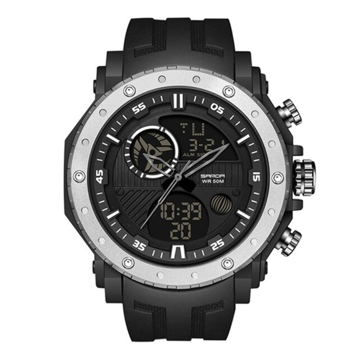 Sanda 6012 Black-Silver Sanda 6012 Black-Silver