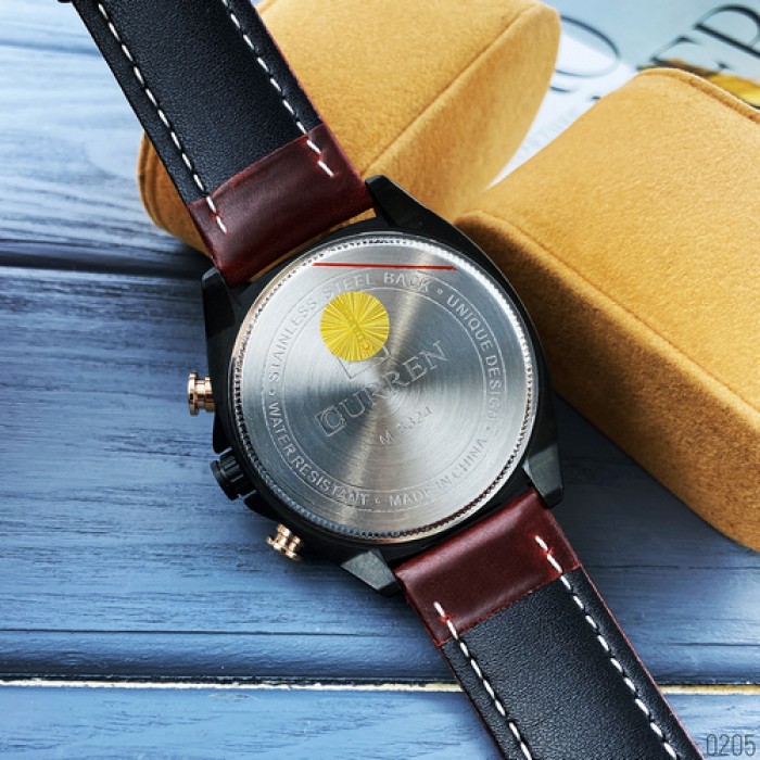 Curren 8324 Brown-Black-Gold