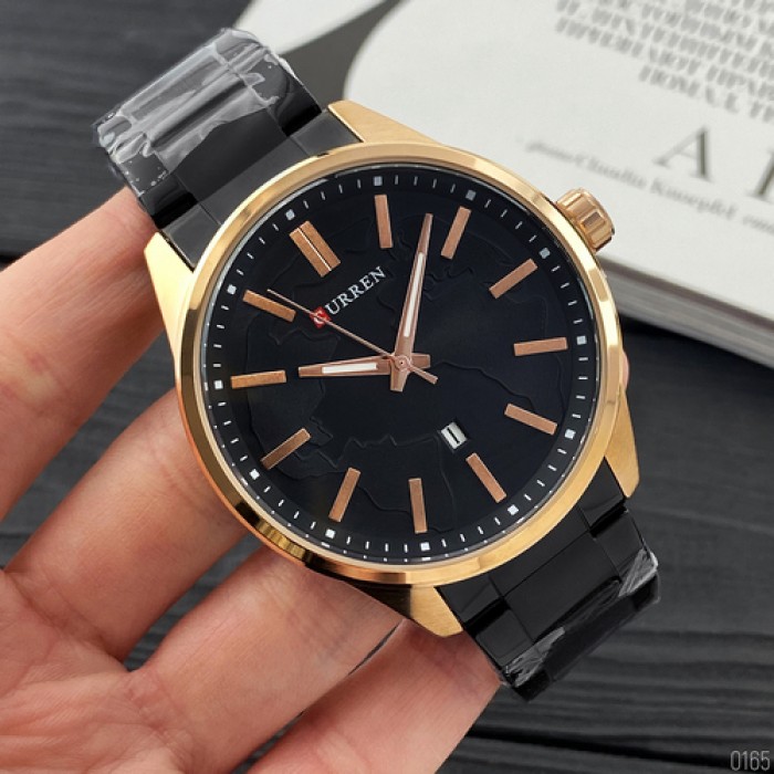 Curren 8366 Black-Gold