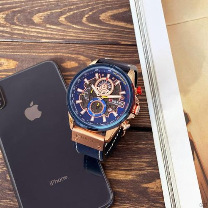 Curren 8380 Blue-Cuprum