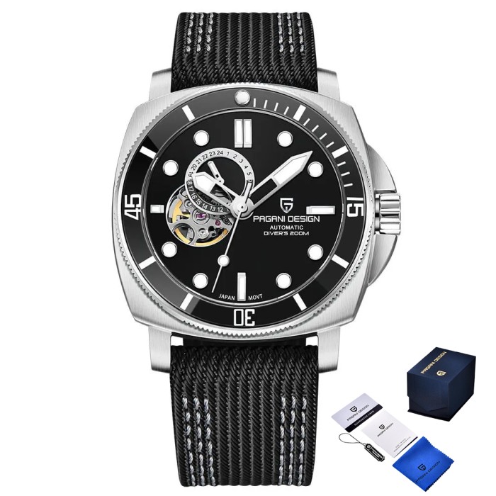 Pagani Design PD-1736 Silver-Black