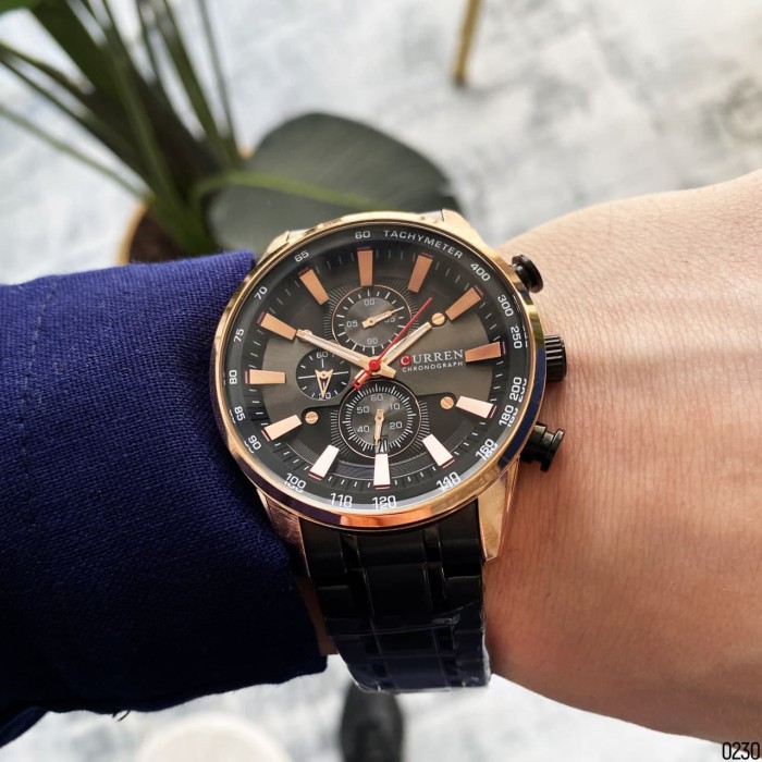 Curren 8351 Black-Cuprum