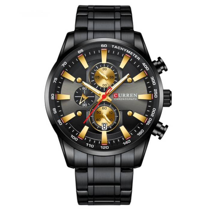 Curren 8351 Black-Gold