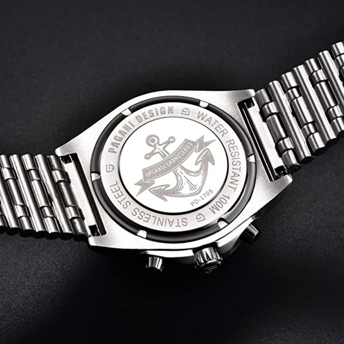 Pagani Design PD-1705-1 Silver-Silver Steel