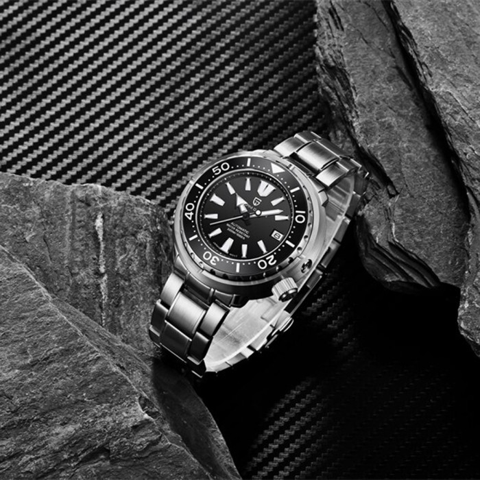 Pagani Design PD-1695 Silver-Black Steel