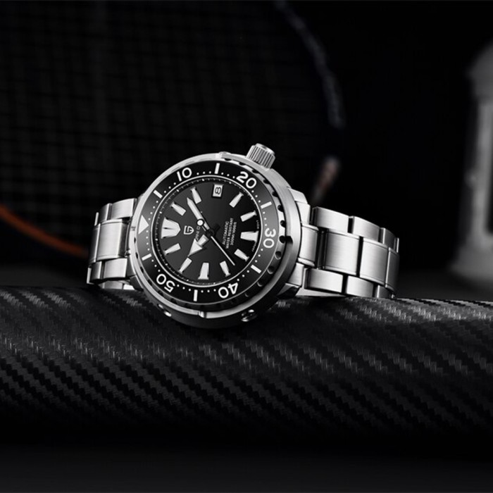 Pagani Design PD-1695 Silver-Black Steel