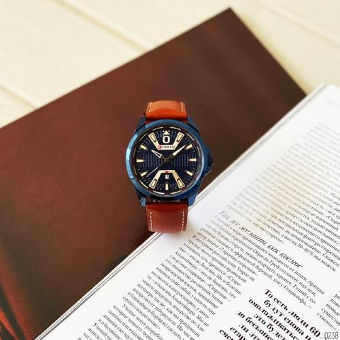 Curren 8379 Blue-Brown
