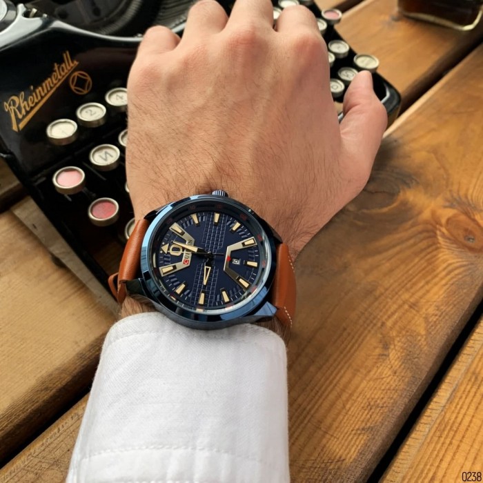 Curren 8379 Blue-Brown