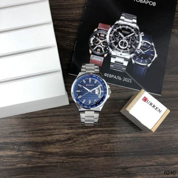 Curren 8375 Silver-Blue