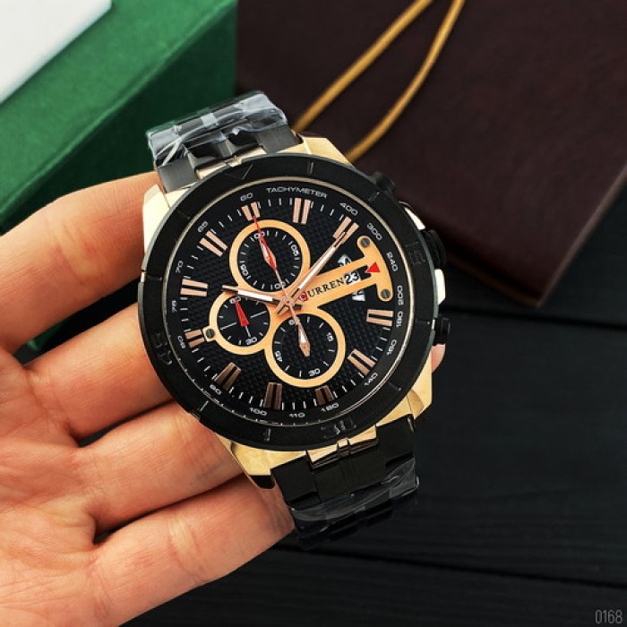 Curren 8337 Black-Cuprum