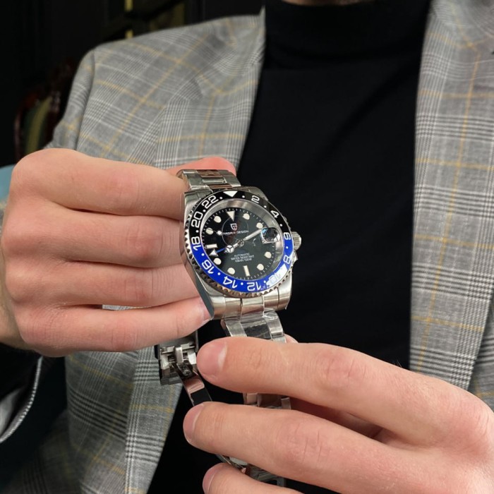 Pagani Design PD-1662 Silver-Blue-Black