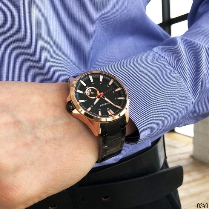 Curren 8372 Black-Cuprum