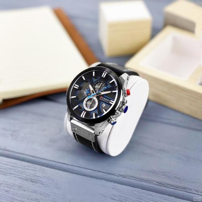 Curren 8346 Silver-Black