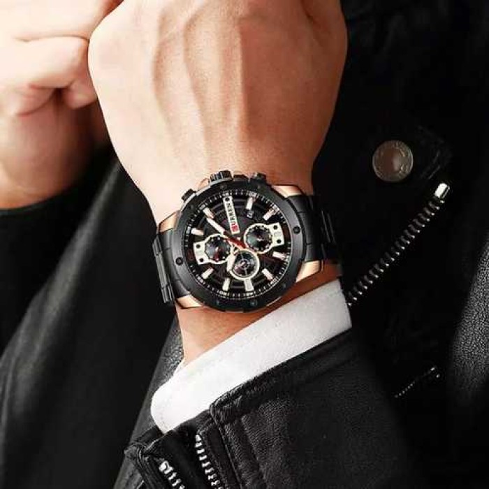 Curren 8336 Black-Cuprum