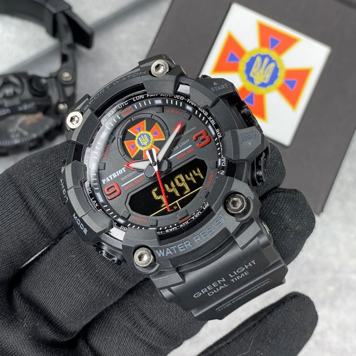 Patriot 001RDDSNS ДСНС Чорні з червоним + Коробка.