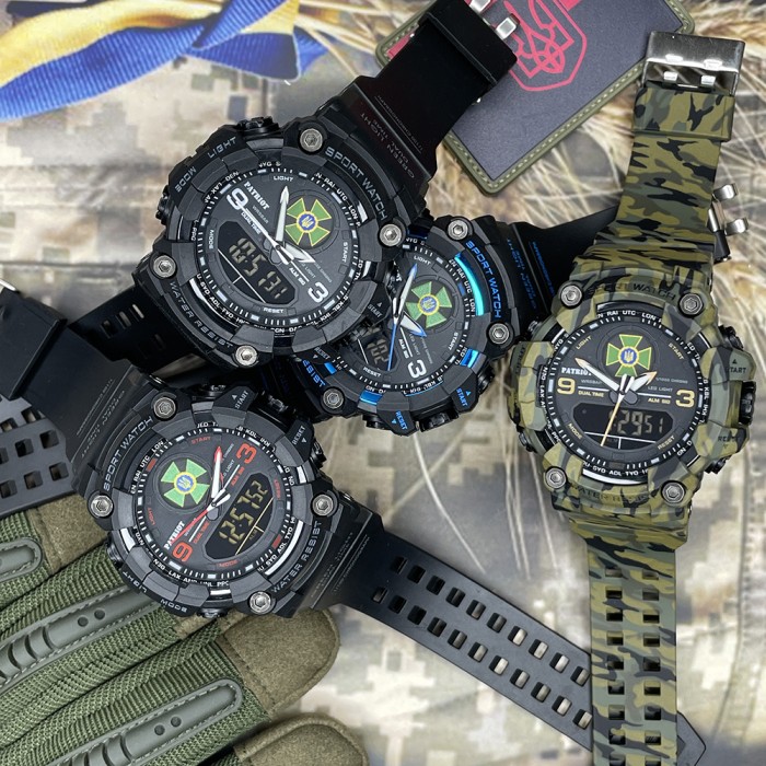 Patriot 001BUDPS ДПС Чорні з синім + Коробка.