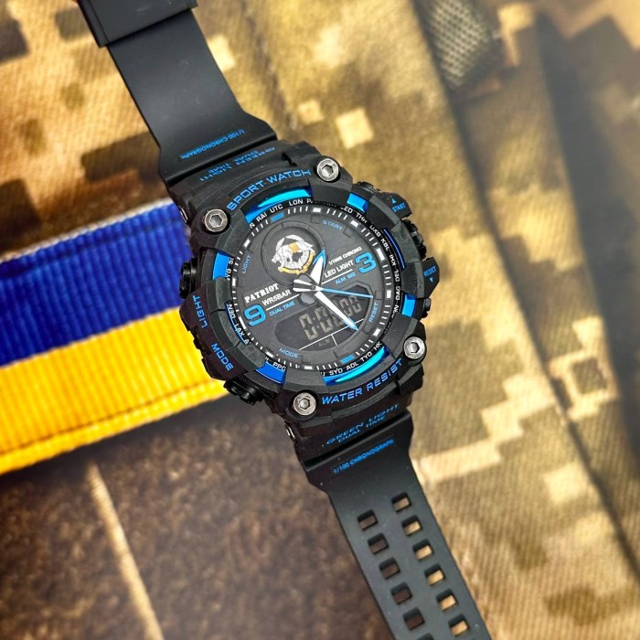 Patriot 001BUSSO ССО Чорні з синім + Коробка