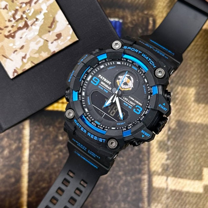 Patriot 001BUSSO ССО Чорні з синім + Коробка