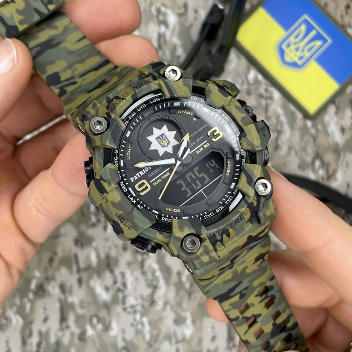 Patriot 001CMGRPO Поліція Зелений камуфляж + Коробка.