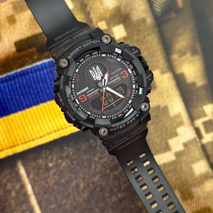 Patriot 001RDUASI Patriot 001RDUASI Тризуб срібло Чорні з червон