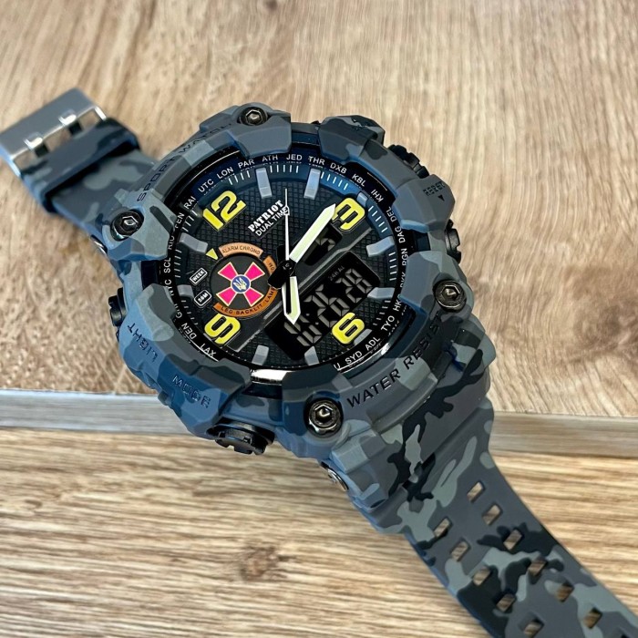 Patriot 002CMGYSU ЗСУ Сірий камуфляж + Коробка.