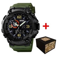 Patriot 002AGUASI Тризуб срібло Зелені + Коробка.