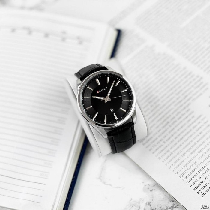 Curren 8365 Silver-Black