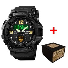 Patriot 004BKUAGD Тризуб золото Чорні + Коробка.