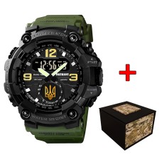 Patriot 004AGUAGD Тризуб золото Зелені + Коробка.