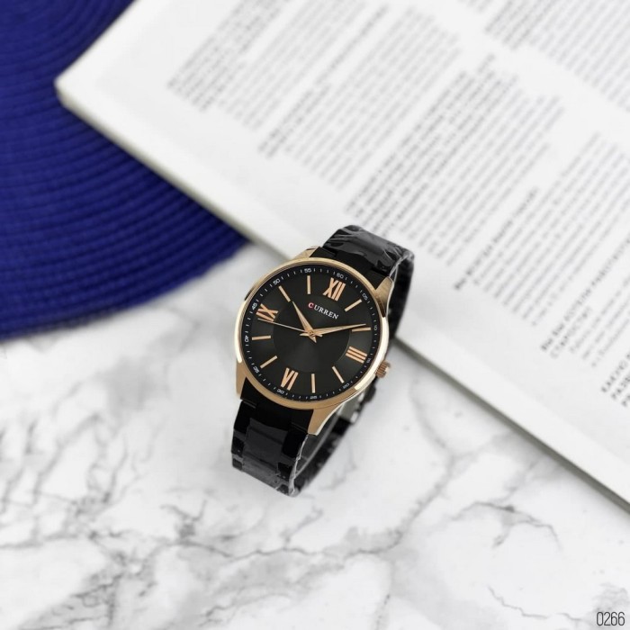 Curren 8383 Black-Gold