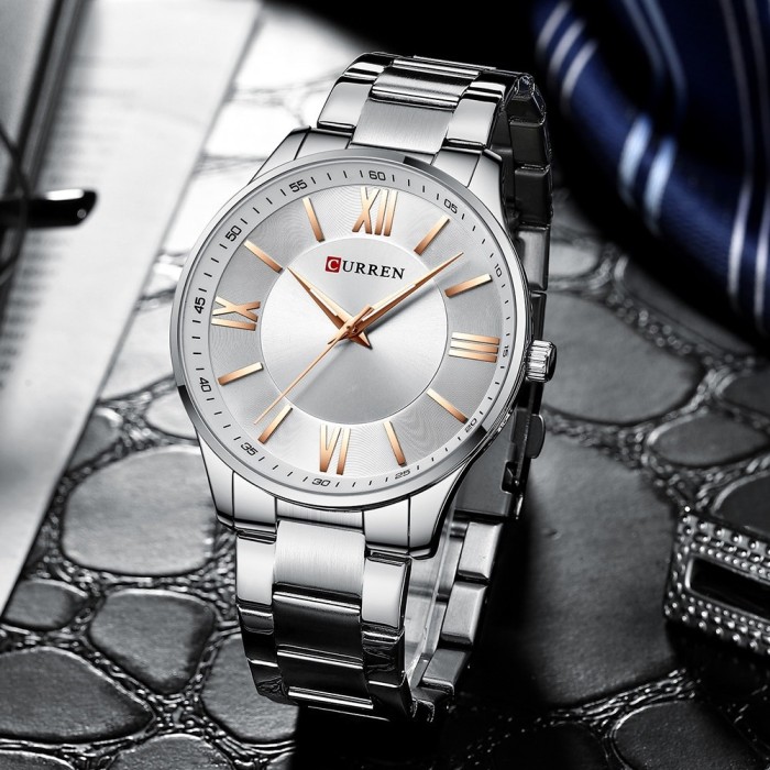 Curren 8383 Silver-Cuprum