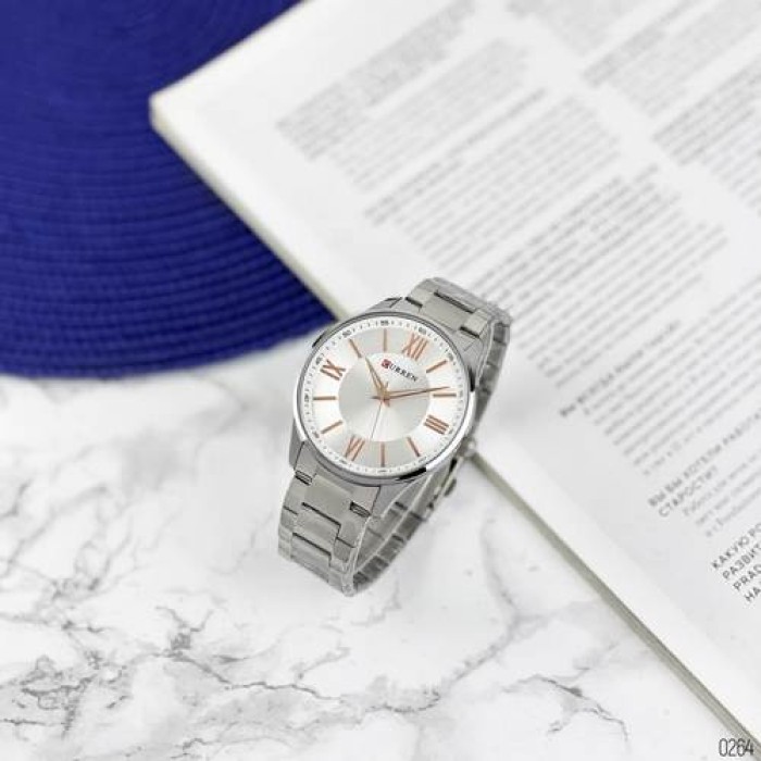 Curren 8383 Silver-Cuprum